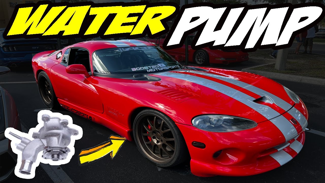 Dodge Viper Water Pump Replacement 1996 to 2002