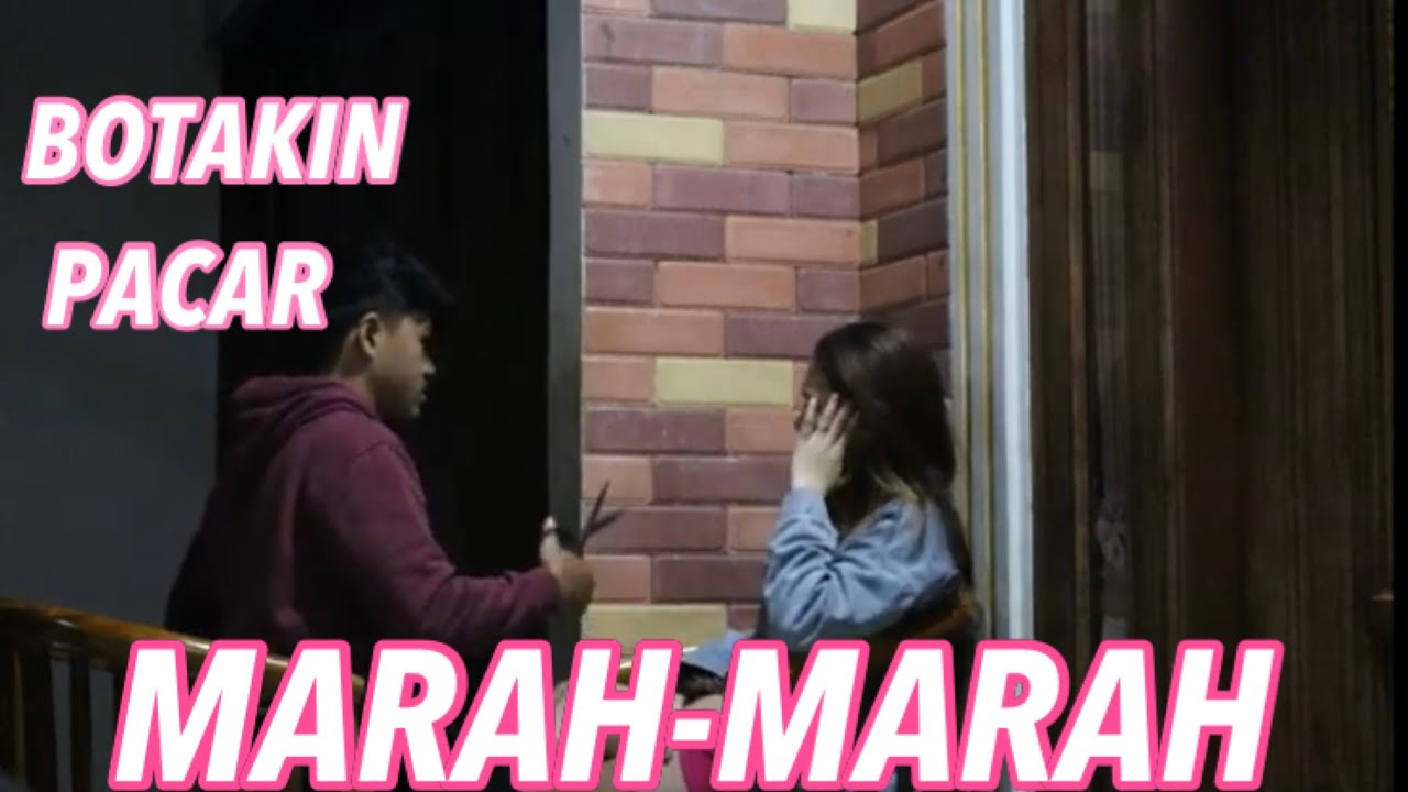 PRANK‼️ GUNTING RAMBUT PACAR, MARAH BESAR..