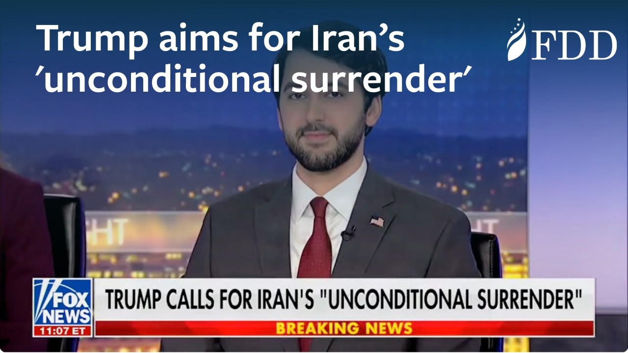 Janatan Sayeh on Trump's aim of 'unconditional surrender' by regime in Iran