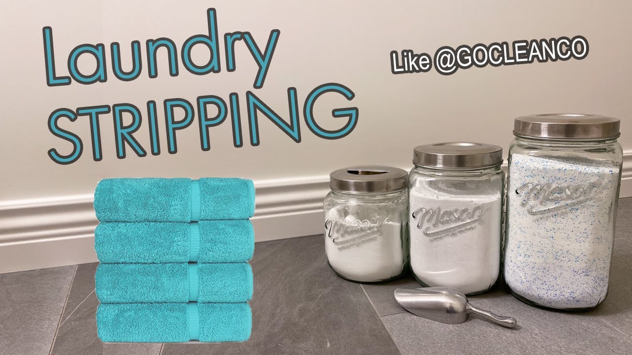 LAUNDRY STRIPPING like @GOCLEANCO