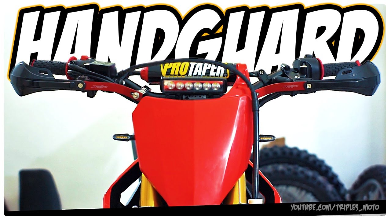 Modif CRF150L Part 9 - Pasang Handguard ke Stang Protaper Fuzion Replika
