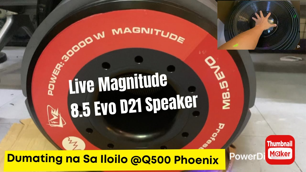 Pinaka Malakas at Pinaka malaking Voice Coil ni Live! Magnitude 8.5 Evo D21 Speaker !