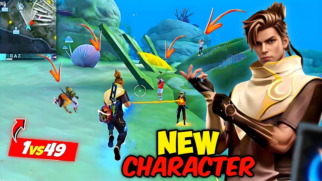 Free Fire New Hacker Character 🤯NEW RAY CHARACTER GAMEPLAY 