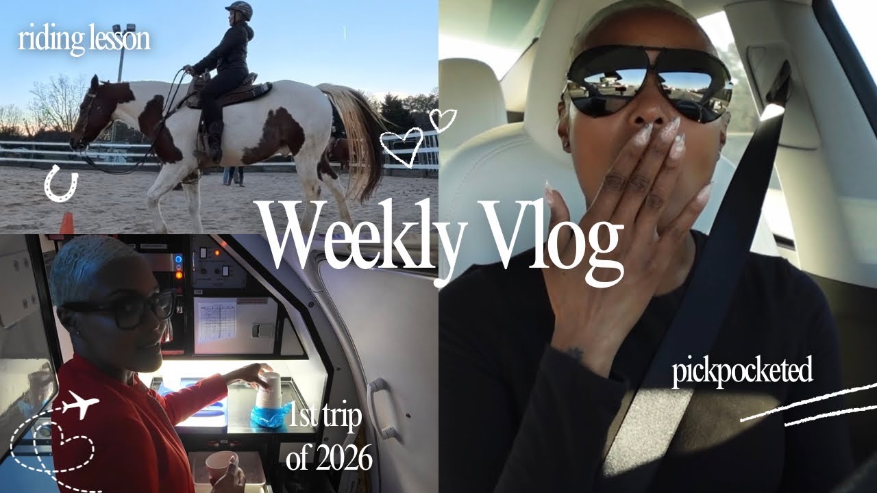 First Trip of 2026! - Horseback riding lesson, pickpockets & GRWM