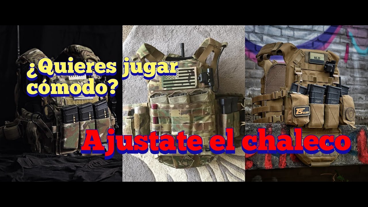 AIRSOFT Como me ajusto el chaleco
