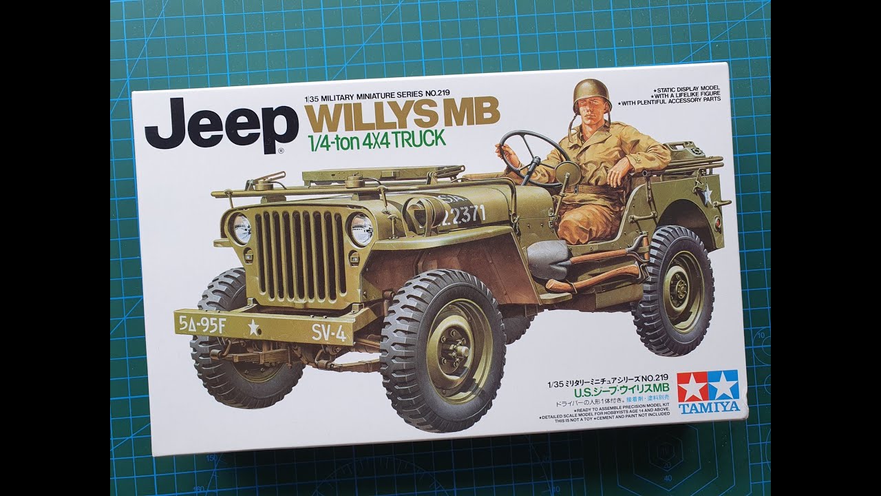 Обзор набора Tamiya Jeep Willys MB 1/35