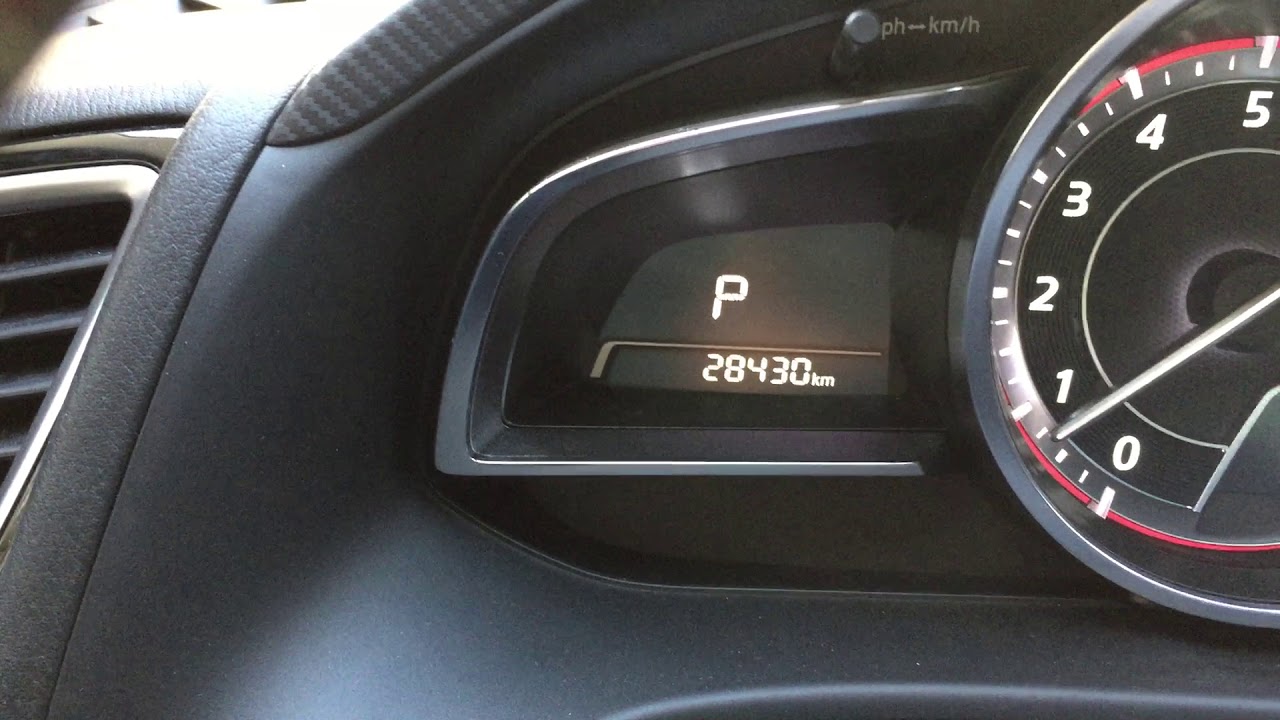 Mazda - Изменение показаний одометра Changing odometer readings