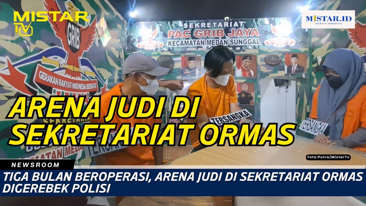 Tiga Bulan Beroperasi, Arena Judi di Sekretariat Ormas Digerebek Polisi