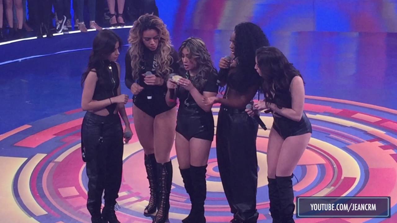 FIFTH HARMONY PERFORM AND PRANK A FAN AT THE BRAZILIAN TV SHOW 