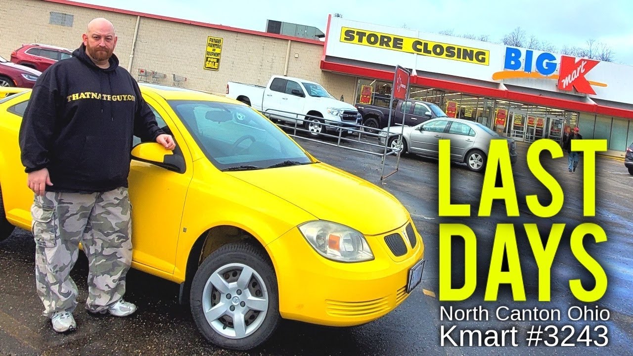 LAST WEEK for the LAST BIG K. Big Kmart North Canton Ohio Store 3243