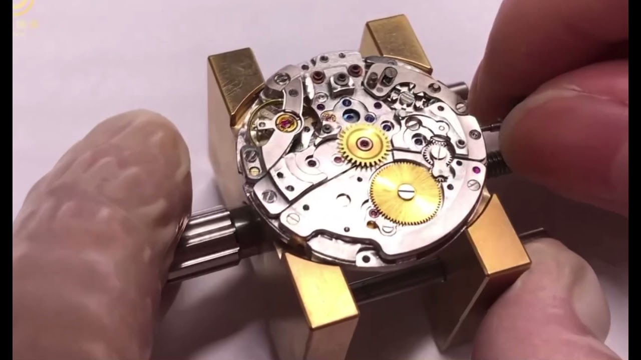 Rolex 4130 movement N repair 一看就会的操作 10分钟学会 怎么维修