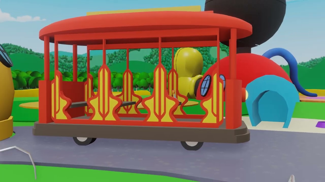 Toodles Takes A Ride With Trolley
