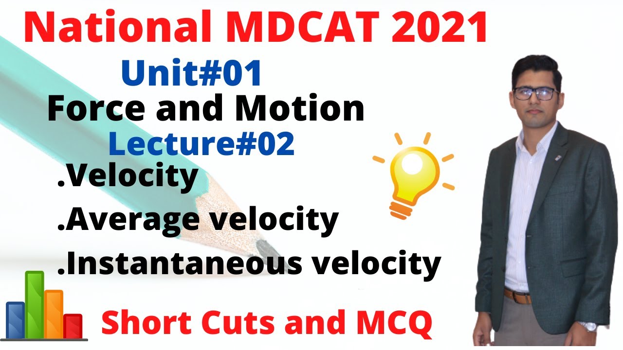Velocity || Instantaneous velocity || average velocity|| lecture#02 || National MDCAT