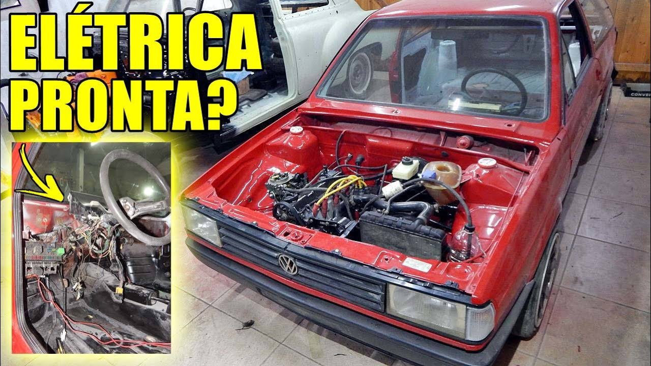 MOSTRANDO A ELÉTRICA DO VOYAGE COM COFRE CLEAN (Reta final da montagem do Voyage GLS de R$800)