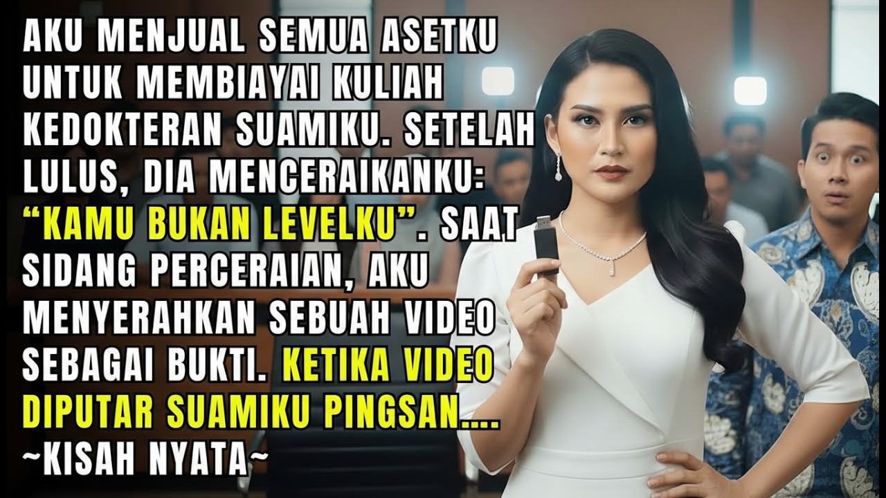 Aku Jual Semua Aset Demi Biayai S3 Suami, Tapi Aku Diceraikan - Saat Dipersidangan Kubuat dia Syok!