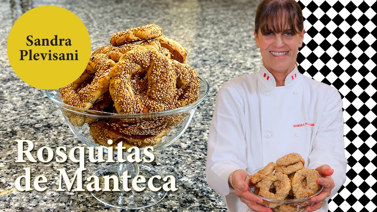 Receta y Trenzado de Rosquitas de manteca, anís y ajonjolí | Sandra Plevisani