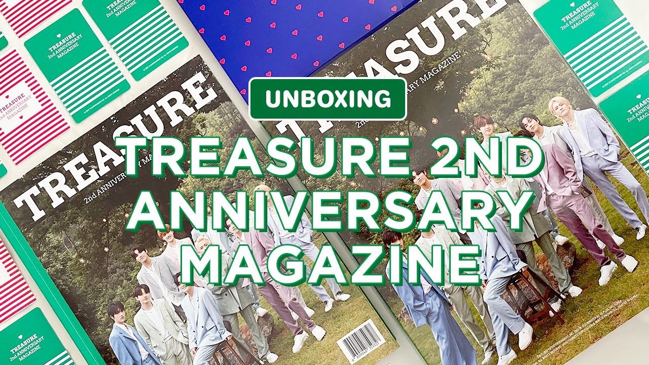 Unboxing Treasure's 2nd Anniversary Magazine