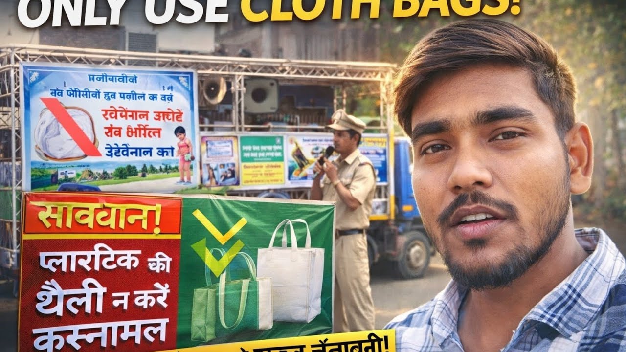 Nagar Palika Assembly Sab Ko Chetavni Do Not Use Polythene❌