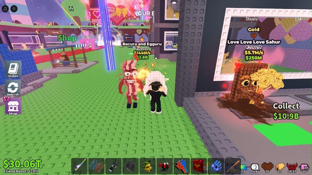 Admin abuse de Steal a brainrot