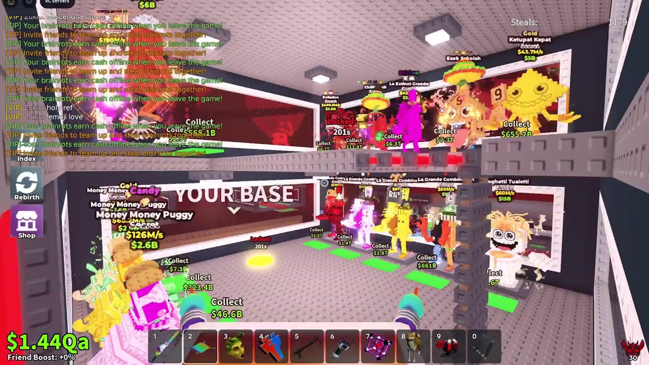 Trade steal a brainrot  Fr PVP JE TESTE LA NOUVELLE MACHINE AVC VOUS