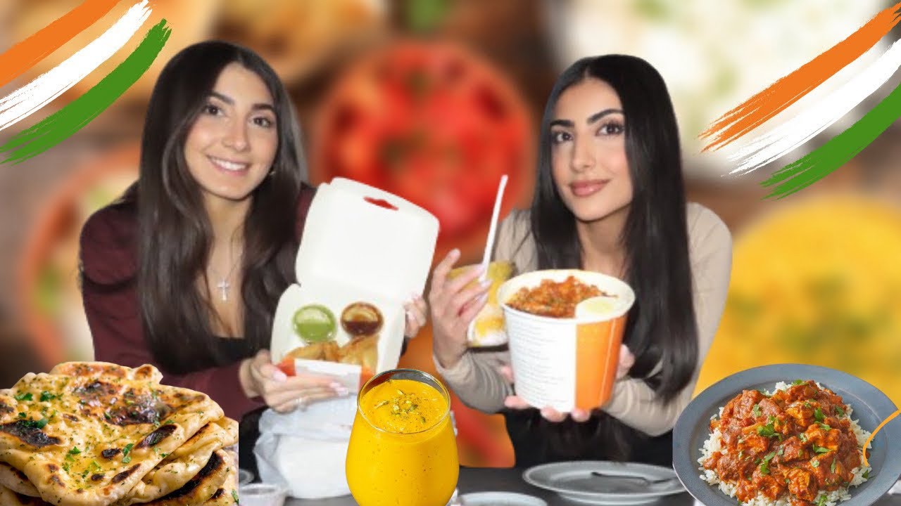 TRYING INDIAN FOOD pt.2 (biryani, naan, samosas& more)
