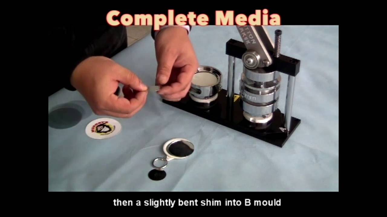 How to Make a Mirror or Mirror Keychain Button by Badge Maker Making Machine