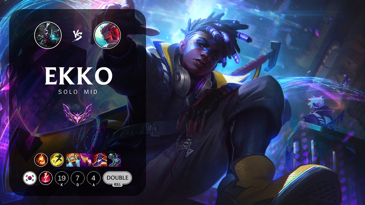 Ekko Mid vs Yone - KR Master Patch 13.23