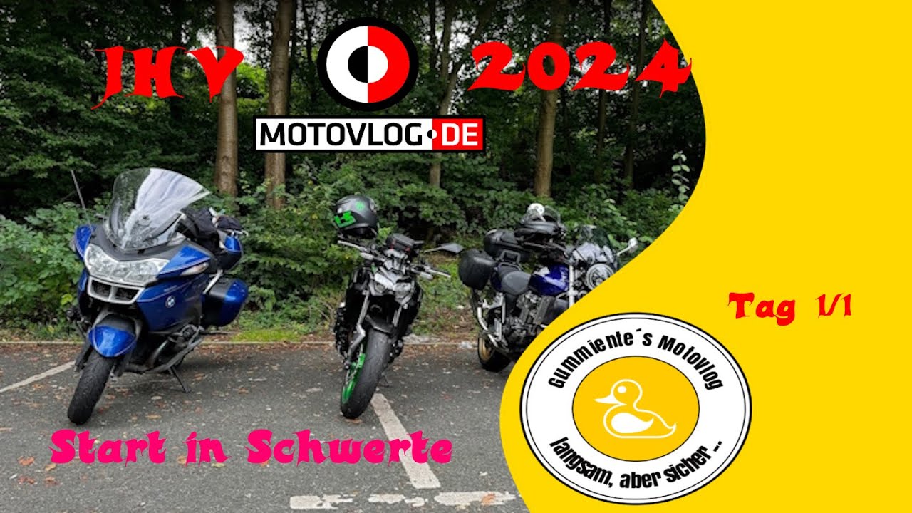 JHV 2024 | Start in Schwerte mit Kenny & GT Matze | Tag 1/1 | BMW R1200RT