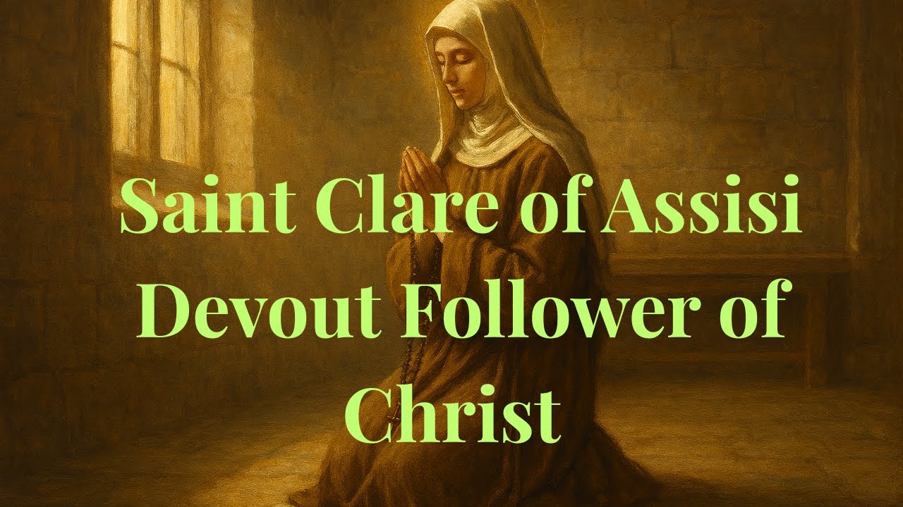 Saint Clare of Assisi – The Bride of Christ and Mirror of Francis