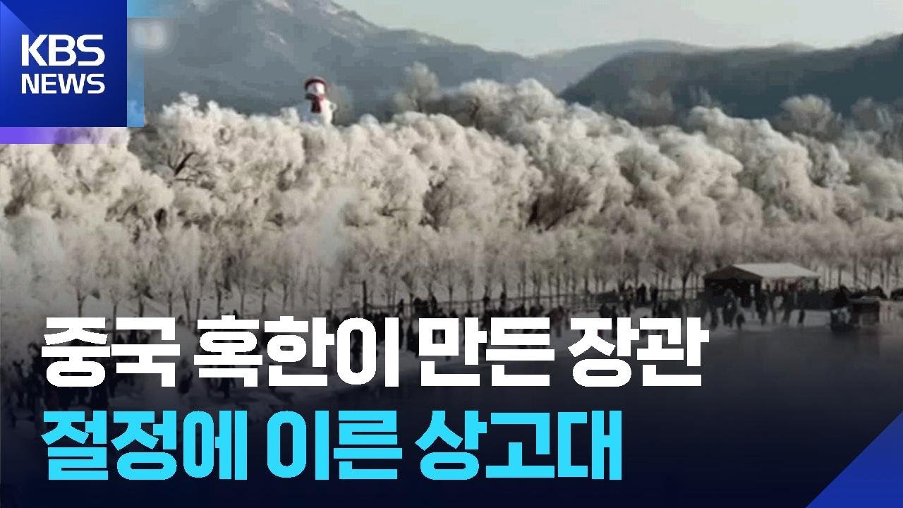 [글로벌K] 중국 혹한이 빚은 장관, 상고대 절정 / KBS  2026.01.23.