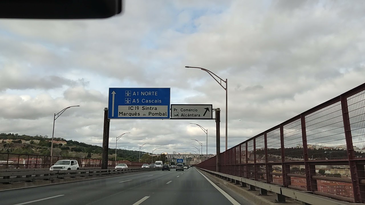 Trip on the bridge, 25 April, Lisbon Portugal...