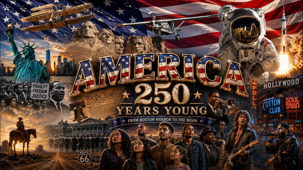 America &ndash; 250 Years Young | A tribute to America in her Semiquincentennial year | Backdrop Beats