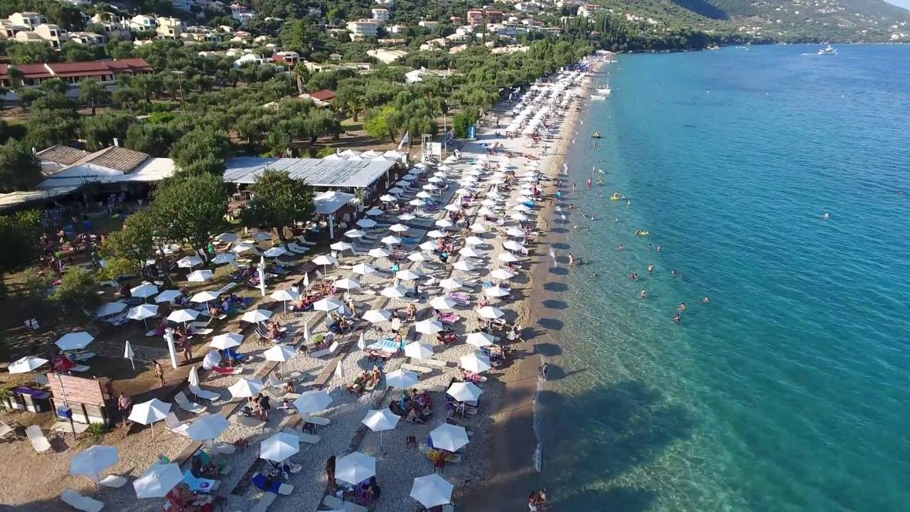 Barbati Beach Aerial video 15 meters 30km/h 13 08 16