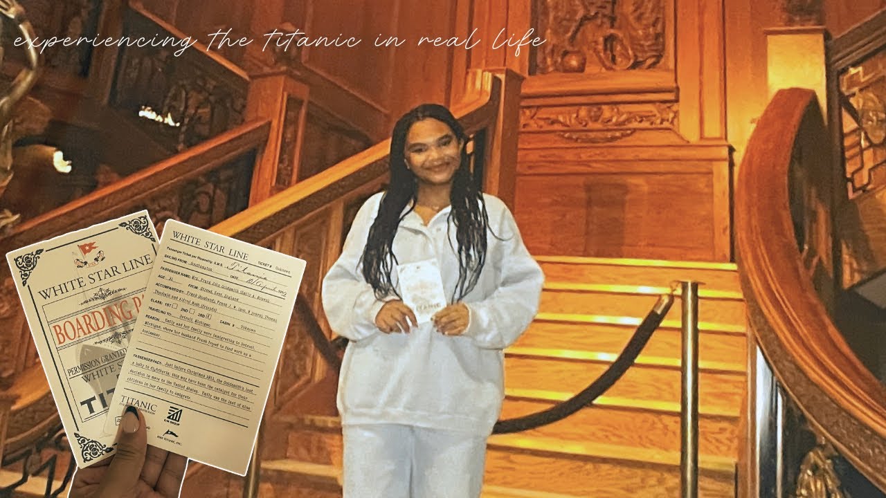 i finally went to the titanic exhibition 