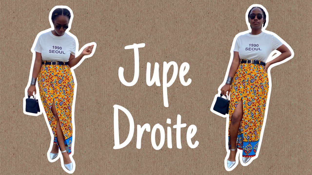 ✂️Comment coudre une jupe droite // Tissu nabawane ✂️