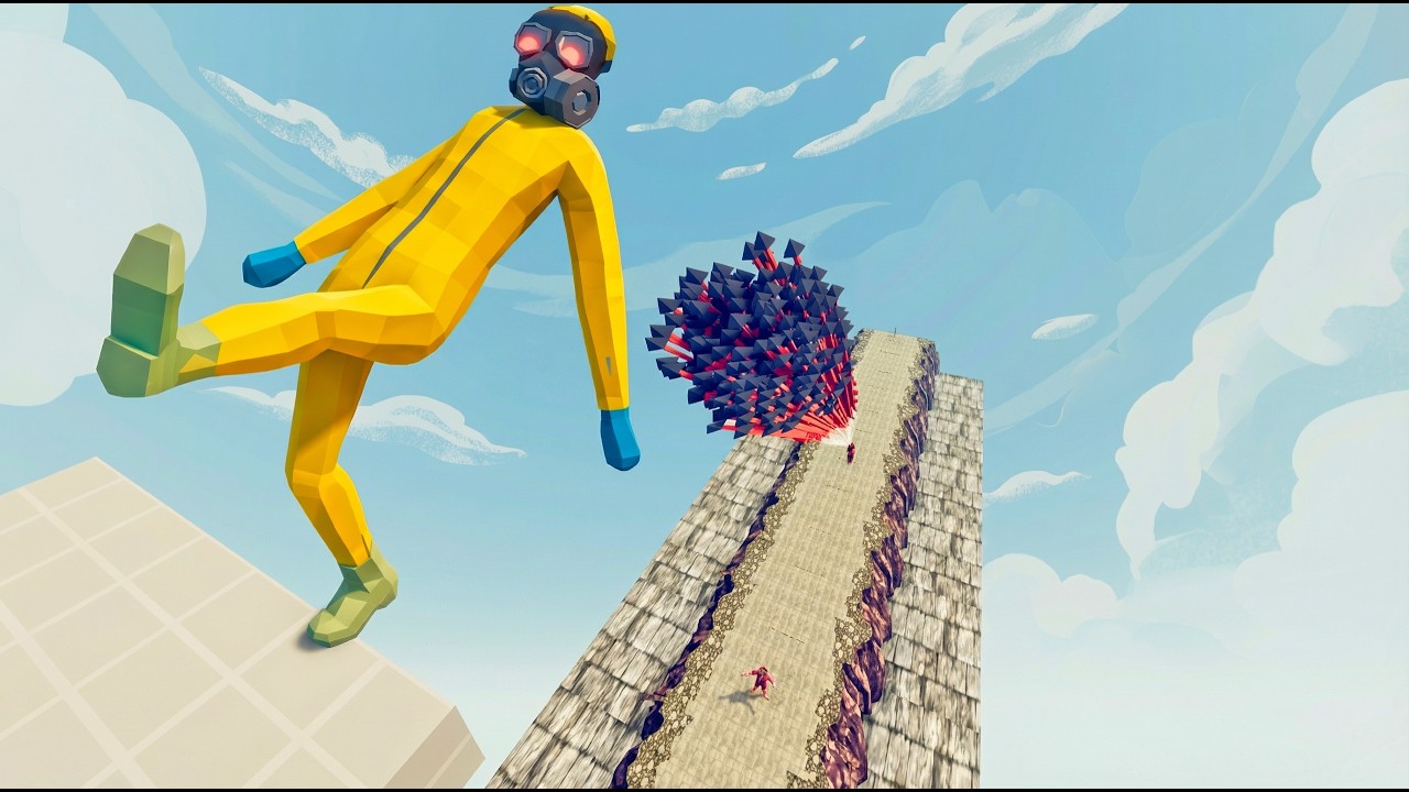 FALLING ON THE ARROWS OF GOD'S ARCHER | TABS - Totally Accurate Battle Simulator