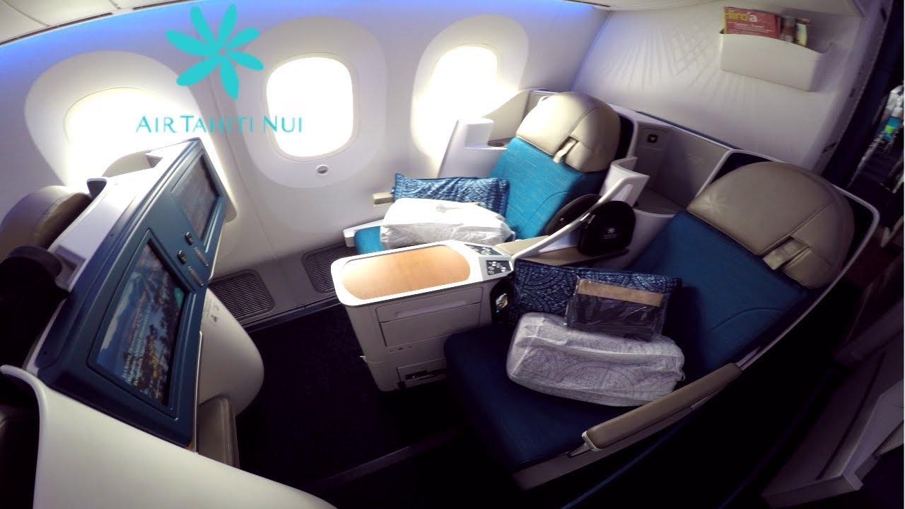 Air Tahiti Nui BUSINESS CLASS Los Angeles to Paris|Boeing 787-9