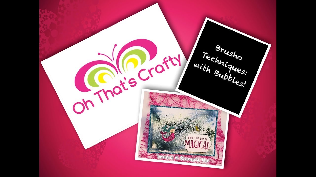 Brusho Technique - Bubbles