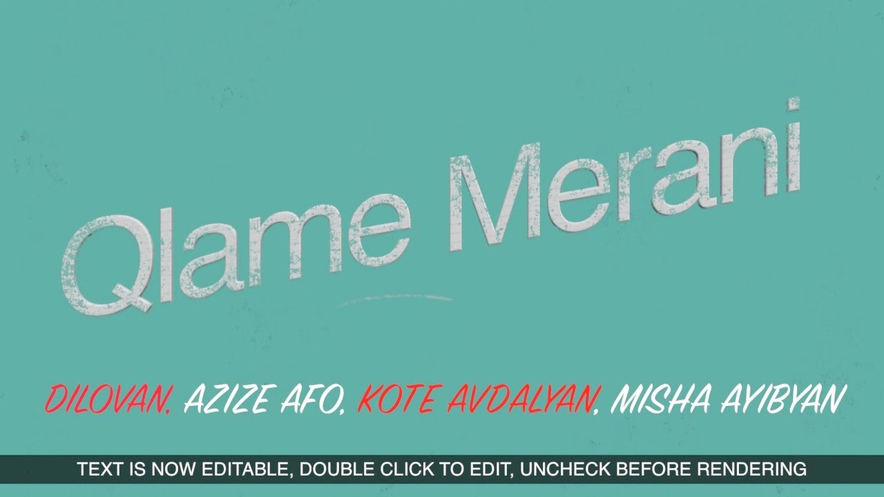 Dilovan, Kote Avdalyan, Azize Afo; Samvel, Misha Ayibyan (Merani)