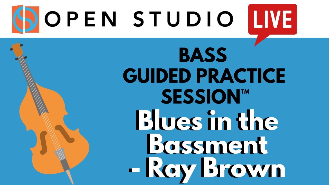 Blues in the Bassment - Ray Brown | Bass Guided Practice Session™ with Bob DeBoo