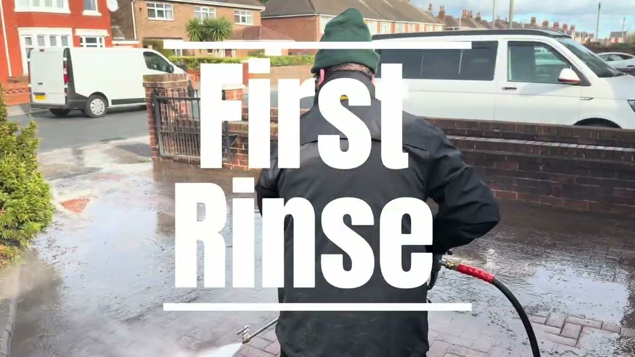 Wow - What a transformation, years of grime Vs one pressure washer 