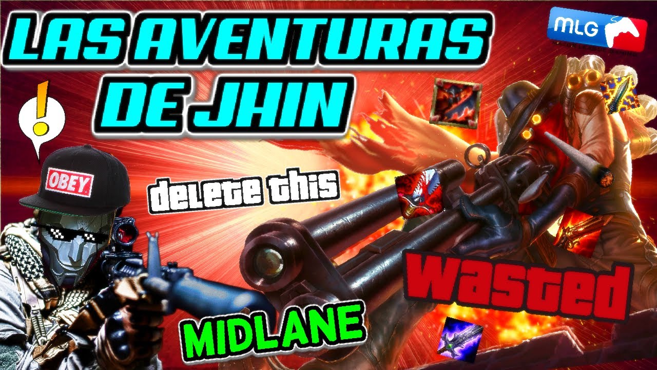 LAS AVENTURAS DE JHIN en MID! | Full Robo de Vida / Criticos | PARODIA 