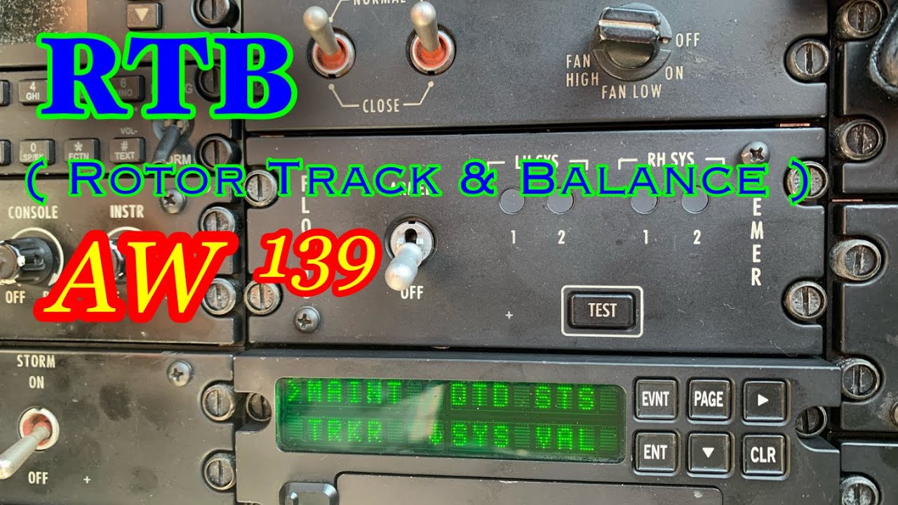 How to RTB ( Rotor Track & Balance ) AW 139