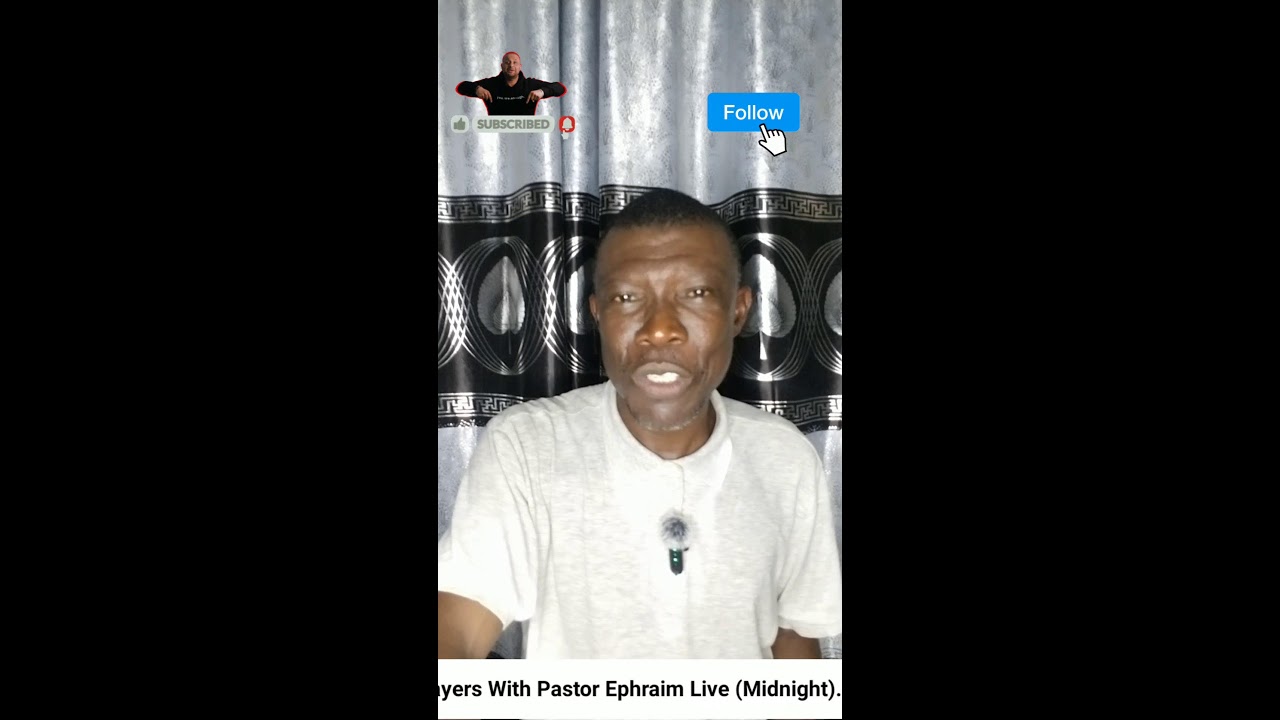Revival Prayers With Pastor Ephraim  Live   +234 803 470 8969
