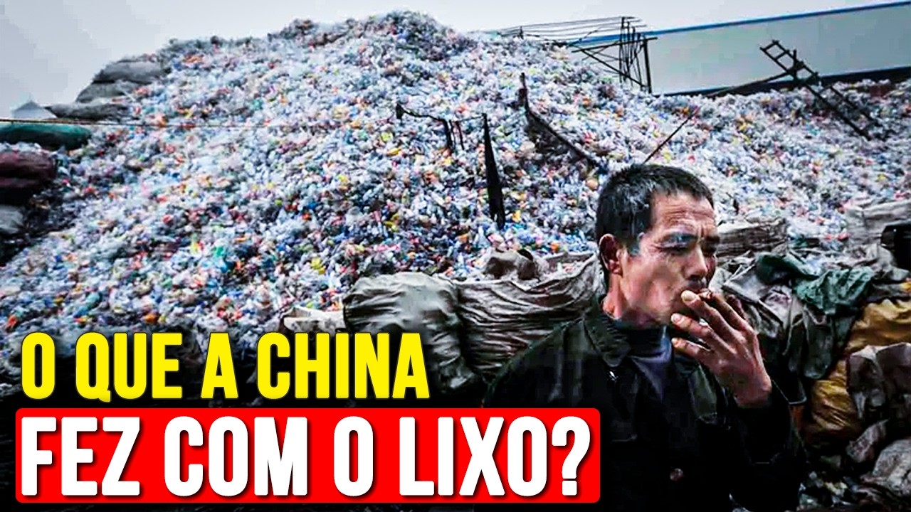 O QUE A CHINA FAZ COM O LIXO? ⚠️​VOCÊ NÃO VAI ACREDITAR, MAS É REAL!