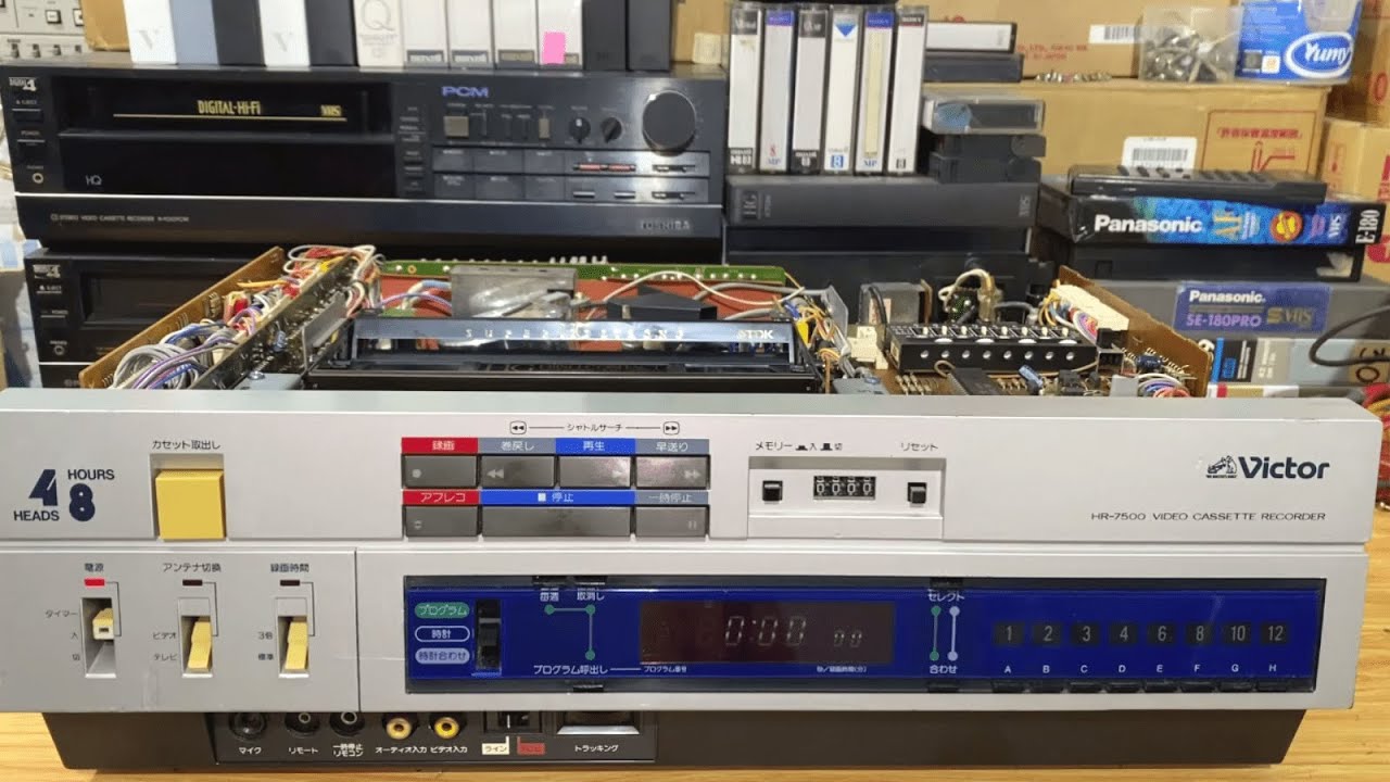 Victor HR-7500 Vintage Top Loading VCR - Dead repair