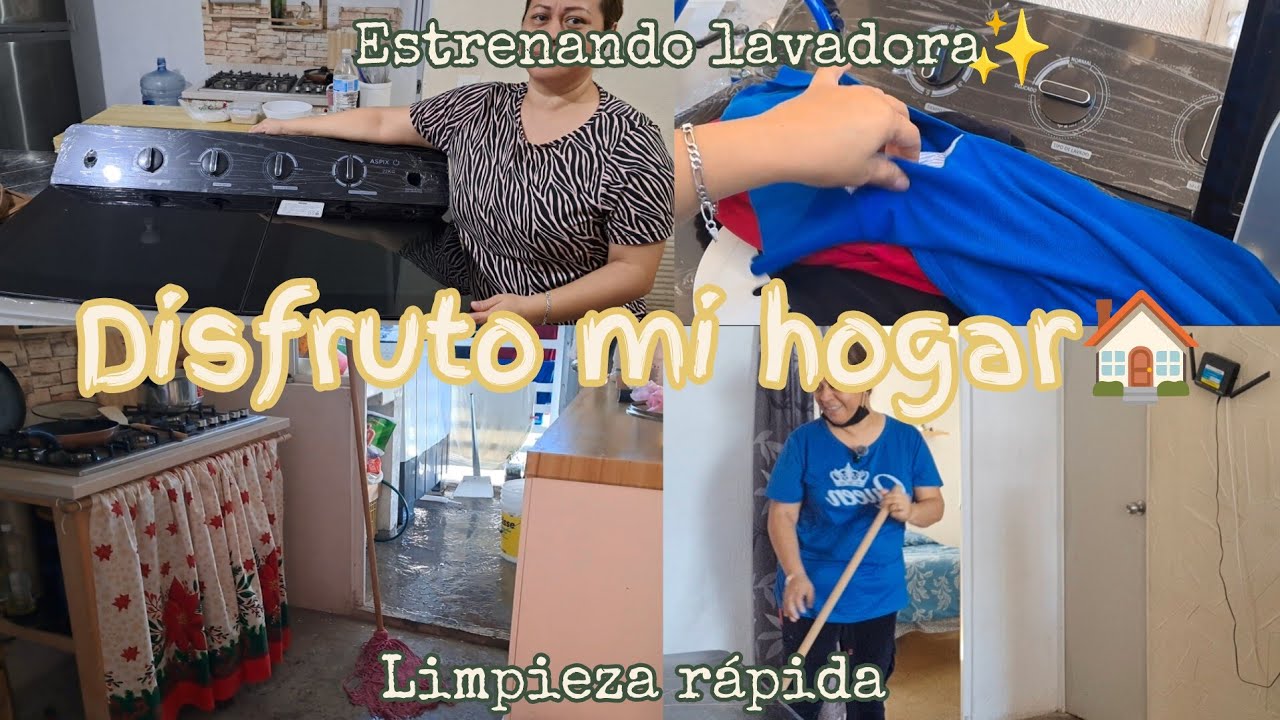 ✅️ Estrenando lavadora ✨️ mi rutina antes de salir a trabajar 🏠