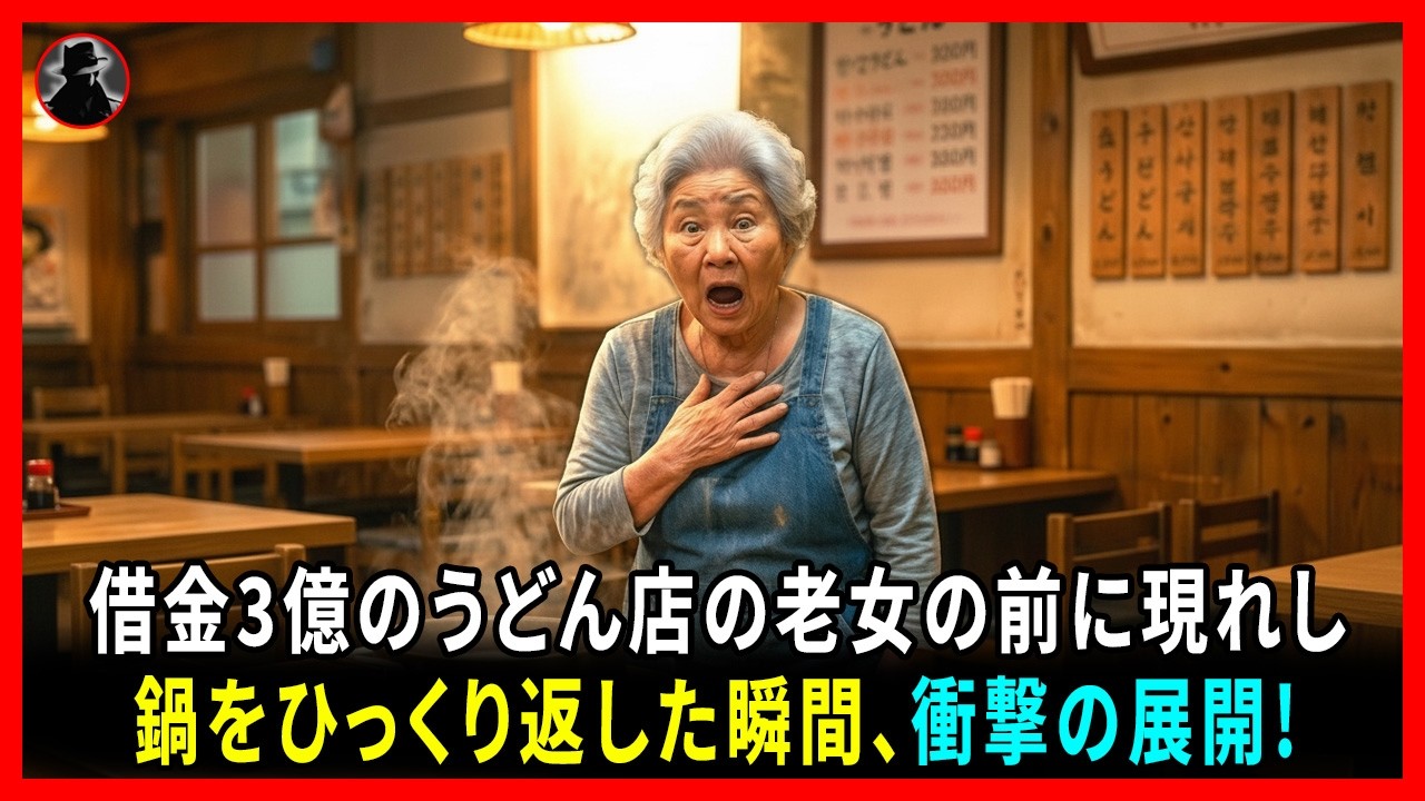 「おばあさん、もうすぐビルのオーナーに！」借金まみれのうどん店に現れた11歳の孤児…だし鍋をひっくり返した直後、衝撃の一言！#動エピソード#老後の物語 #家族の物語