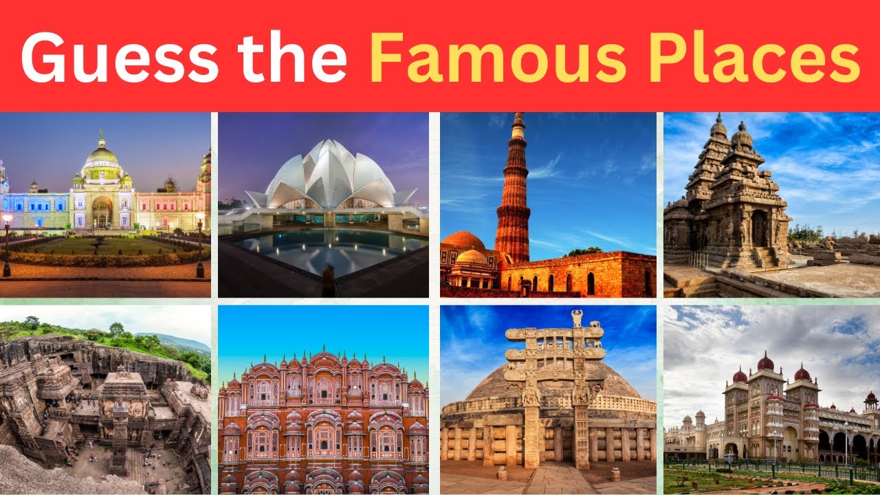 Guess 61 Famous Places in 5 sec || Famous Monuments Quiz
