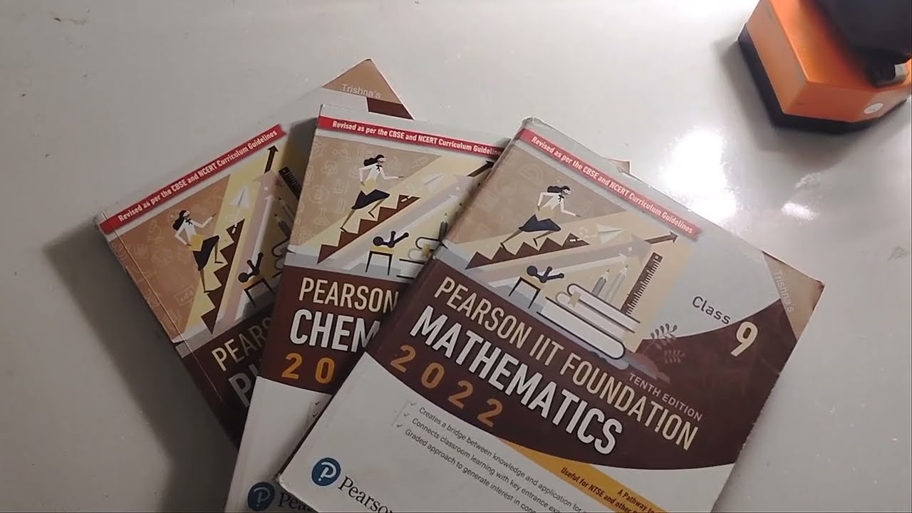 Foundation books for IIT (review of iit foundation books) #science #iit#pearson #review